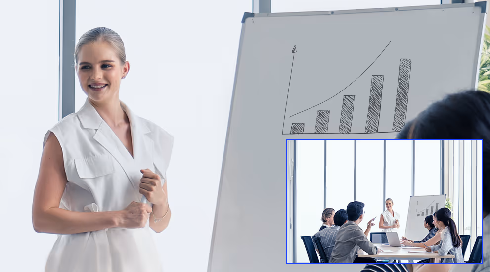 Picture-in-Picture Displays Preferred Conference View