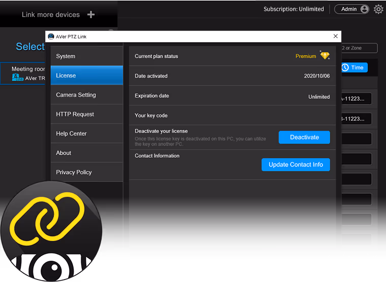 PTZ Link Premium. Embedded.