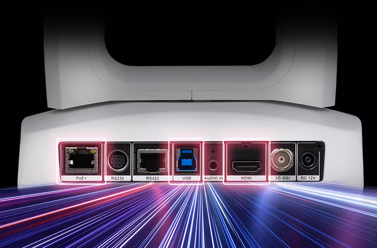 HDMI/USB/IP. 60 FPS.