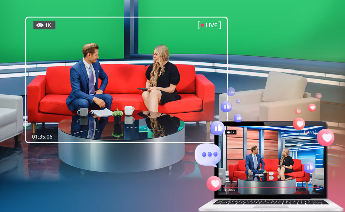 Simultaneous Multi-Platform Streaming for Hybrid Productions