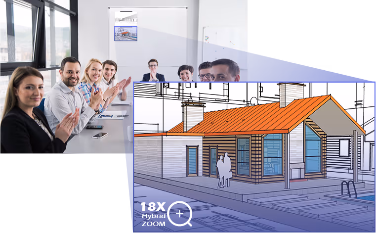 Hybrid 18X Zoom Captures Farther and Clearer